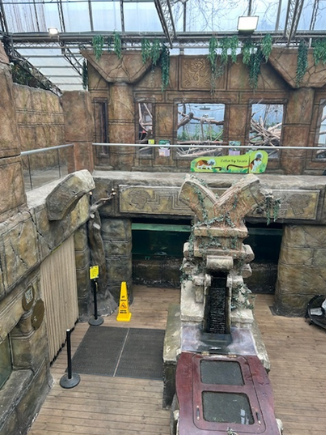 Balcony view overlooking the Aquarium